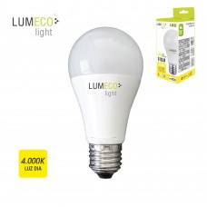 LAMPADA STANDARD LED E27 10W 810 LUMENS LUZ DIA 4.000K LUMECO